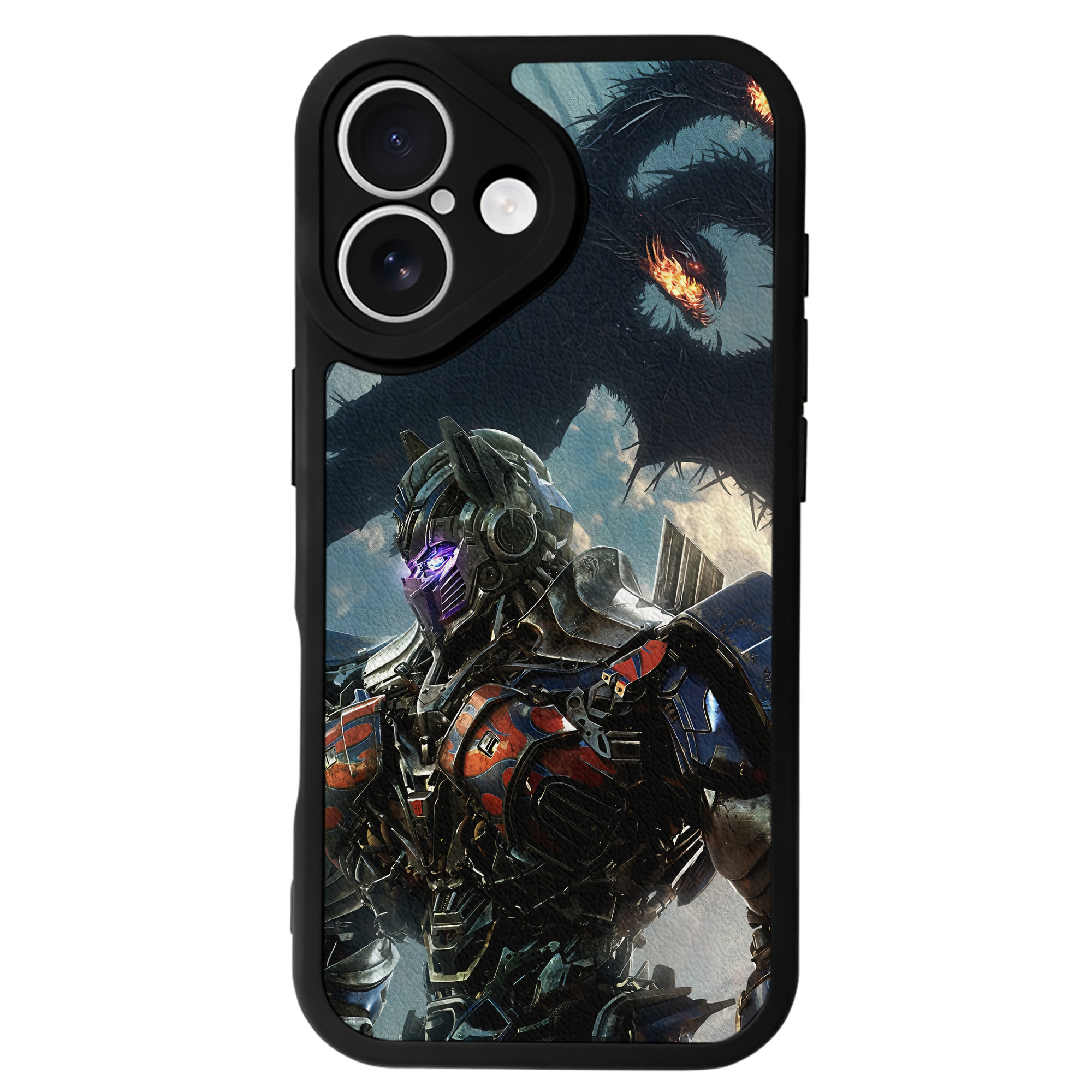 （画像用） Transformers トランスフォーマー 【iPhone 16シリーズ対応】シリコンスマホケース（レザー調） 材質：シリコン